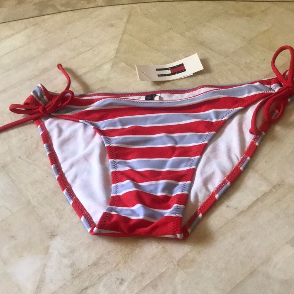 TOMMY HILFIGER SWIM RED MEDIUM TUNNEL SIDE PANT